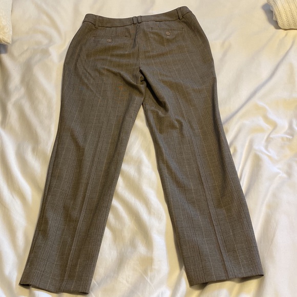 Talbots grey high-waist straight pants / Size 8P - Picture 7 of 7